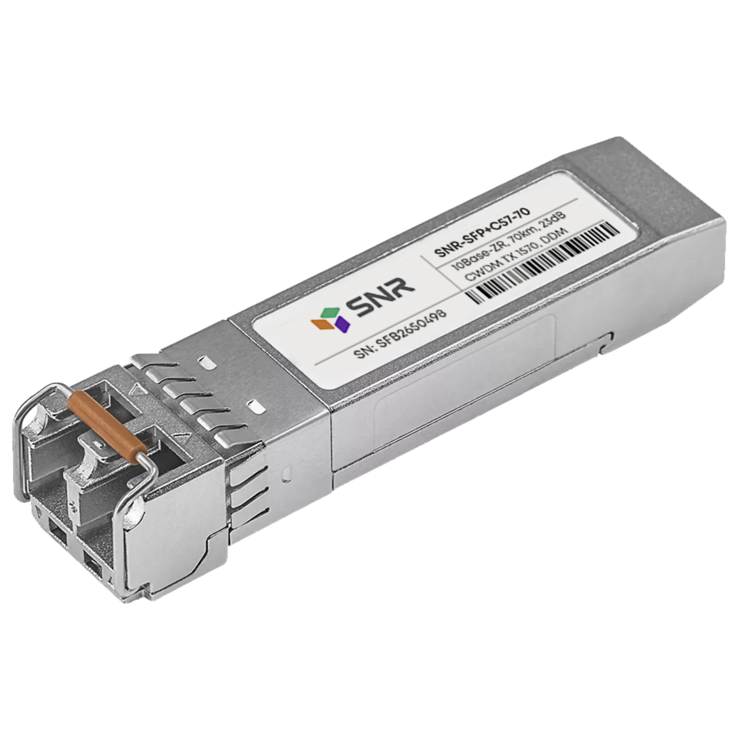 Модуль SFP+ CWDM оптический, дальность до 80км (23dB), 1570нм