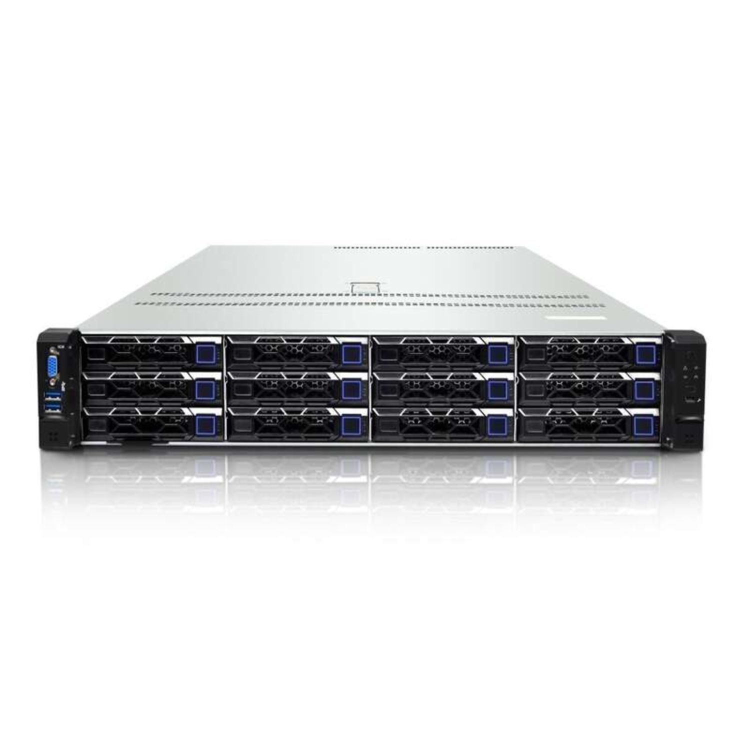 Серверная платформа SNR-SR2412LE-S, 2U, AMD EPYC Gen4,5, DDR5, 12xHDD, резервируемый БП