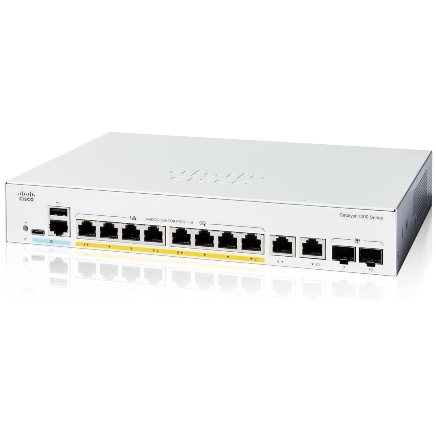Коммутатор Cisco Catalyst C1200-8FP-2G