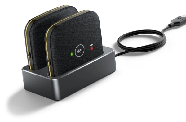 Комплект из двух дополнительных внешних беспроводных DECT-микрофонов Yealink CPW65