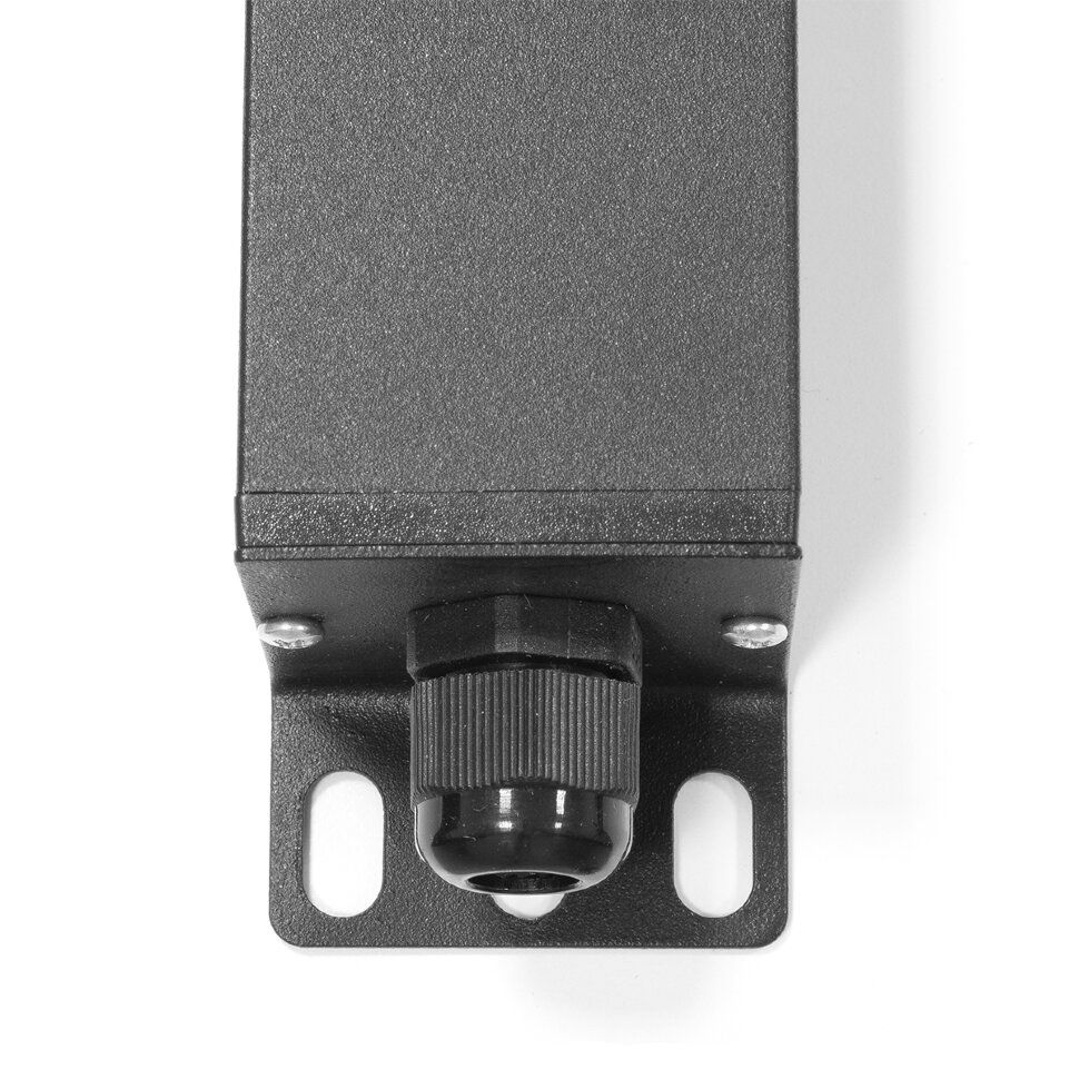 Блок розеток HIDEN EXPERT H1R-6A2B-16-T однофазный горизонтальный, 19", 6 розеток C13