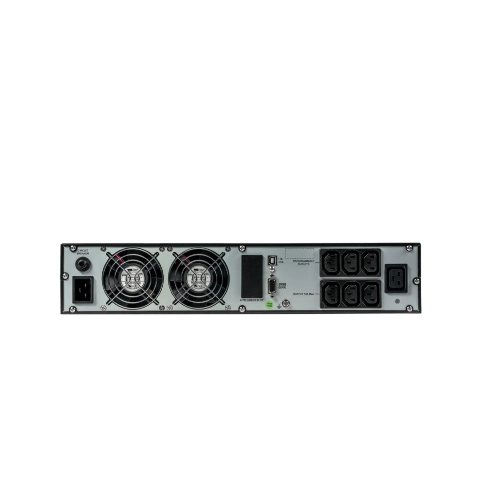 Источник бесперебойного питания Smart-Save Online SRV Systeme Electric 1000 ВА, конвертируемый форм-фактор 4U, 230 В, 6 розеток IEC C13, SmartSlot
