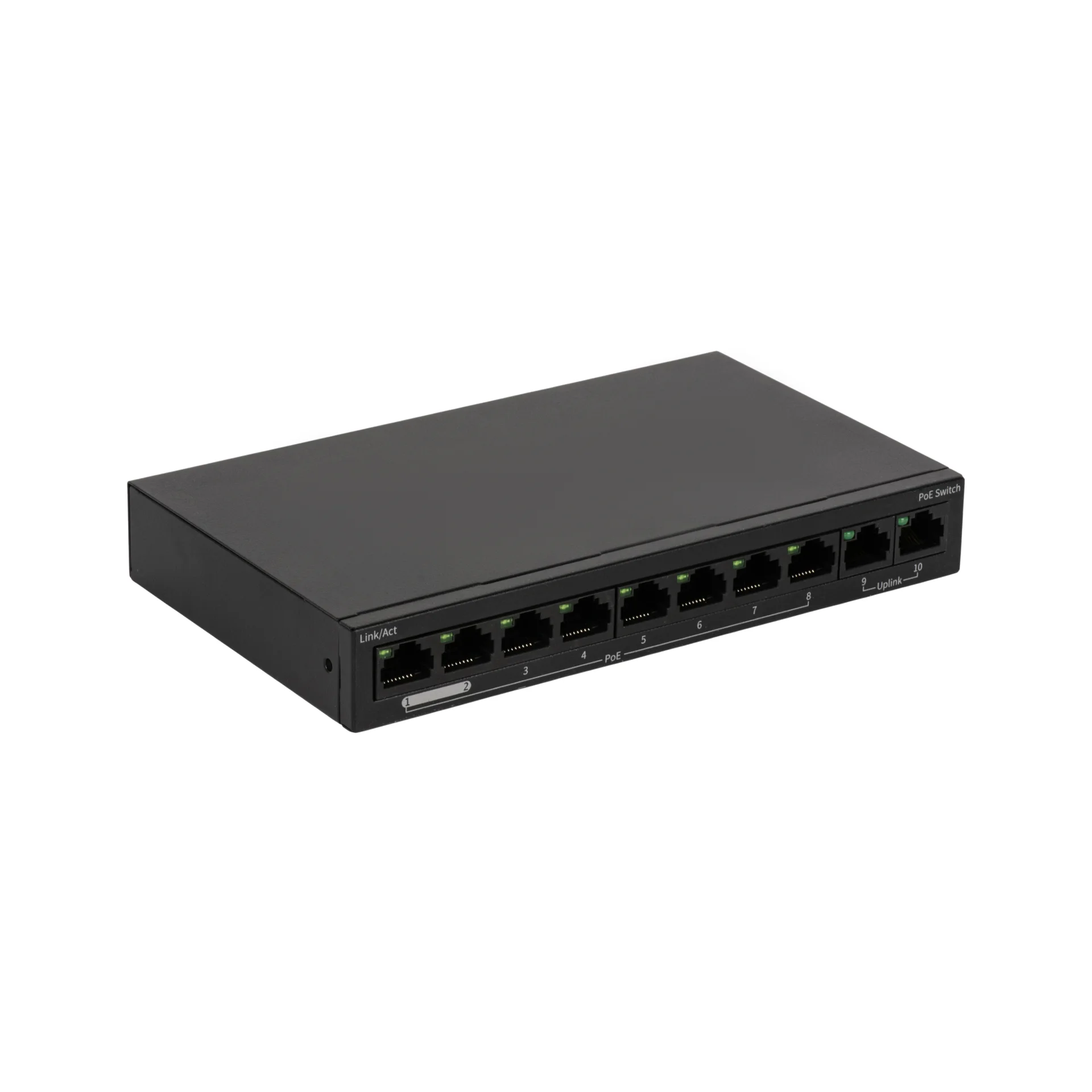 Неуправляемый 8 портовый POE коммутатор Uniview NSW2020-10T-POE-IN-NB
