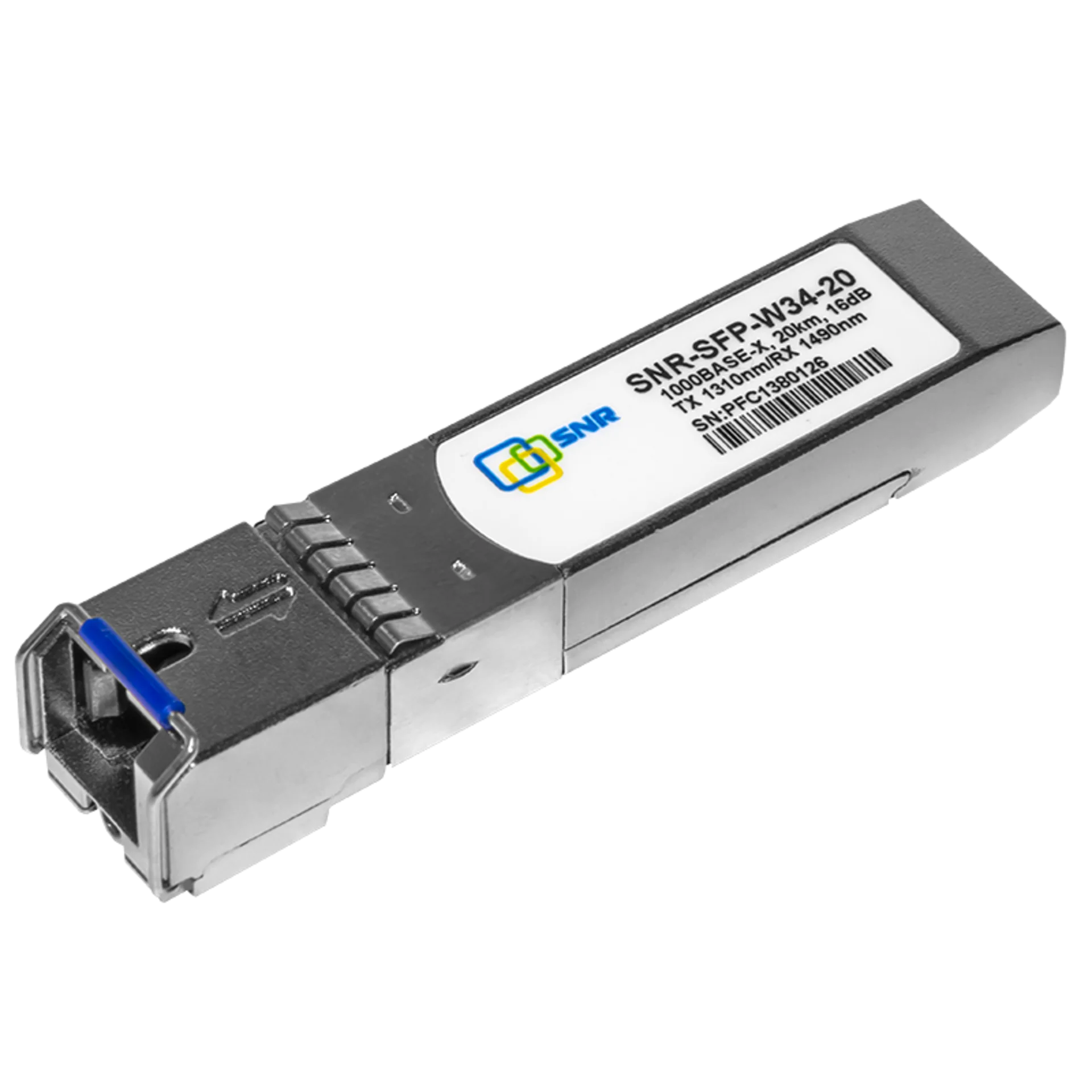 Оптический модуль SFP WDM, дальность до  20км (12dB), 1310/1490nm