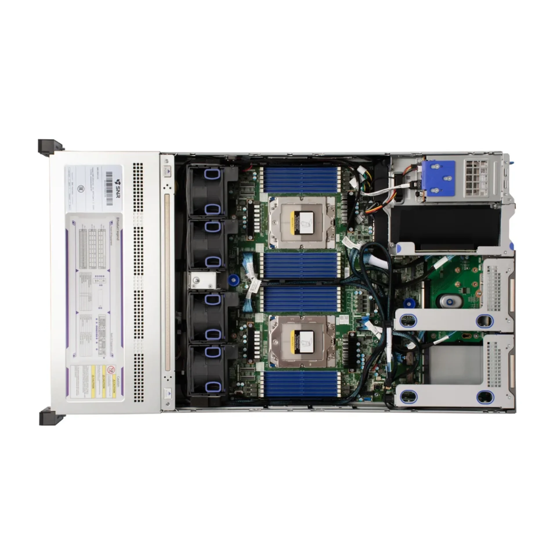 Серверная платформа SNR-SR2412LE-NV, 2U, AMD EPYC Gen4,5, DDR5, 12xHDD, резервируемый БП