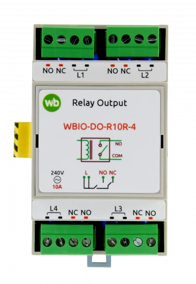 Модуль ввода-вывода Wirenboard WBIO-DO-R10R-4 купить в интернет-магазине Tinvest в России, низкие цены, доставка