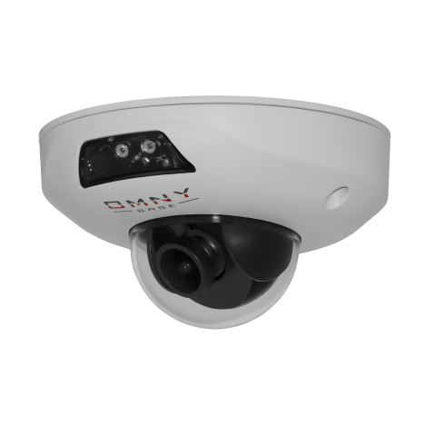 IP камера OMNY BASE miniDome2A-S v3 миникупольная 2Мп (1920x1080) 30к/с, 1.7мм, F2.0, 802.3af A/B, 12±1В DC, ИК до 15м, встр. микр, DWDR, MicroSDXC