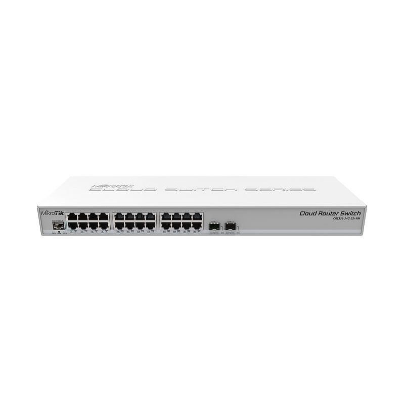 Коммутатор Mikrotik Cloud Router Switch CRS326-24G-2S+RM