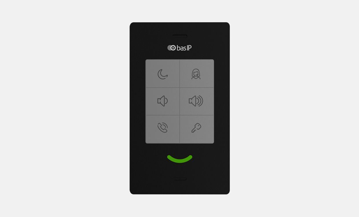IP видеодомофон BAS-IP SP-03 WHITE / BLACK