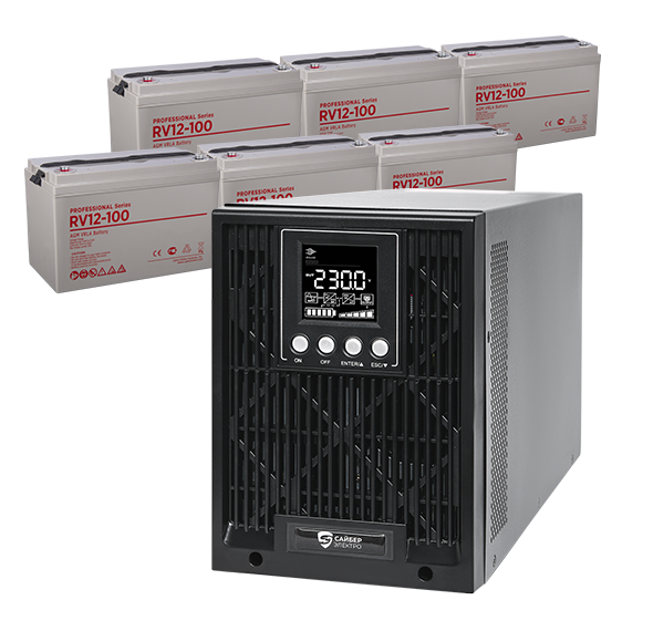 Онлайн ИБП Сайбер Электро Эксперт Плюс-1000