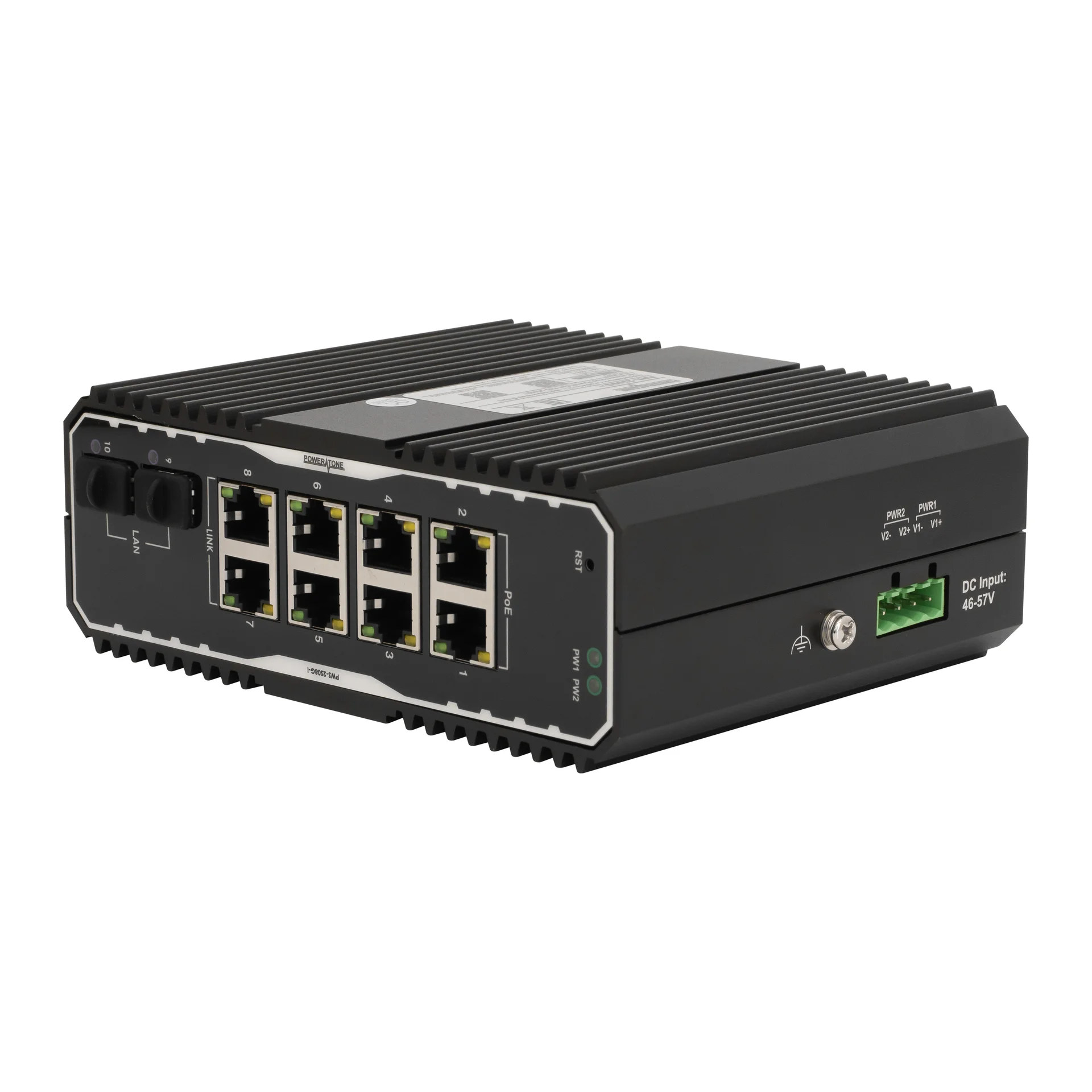 Управляемый гигабитный 4 портовый Web Smart PoE коммутатор POWERTONE PWS-2S08G-i