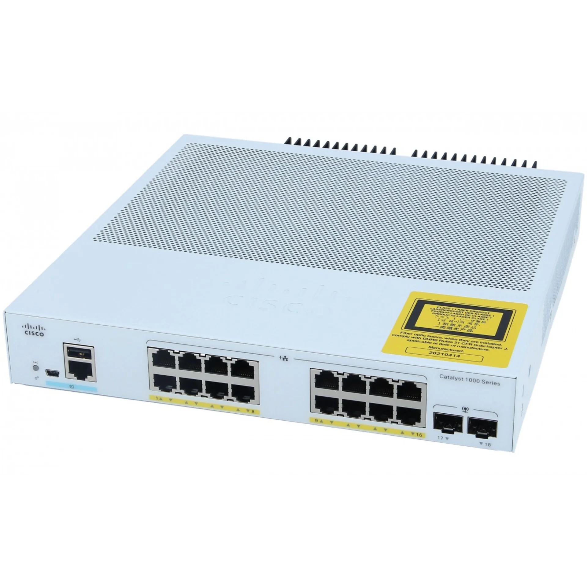 Коммутатор Cisco Catalyst C1000-16FP-2G-L