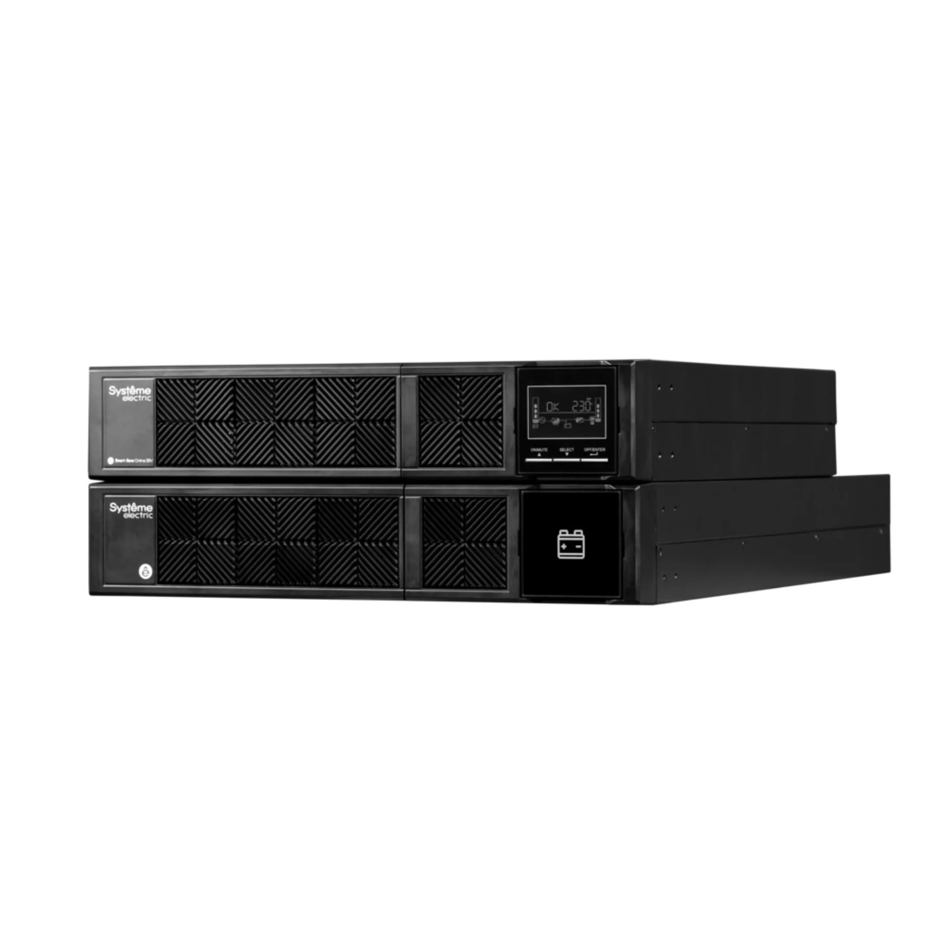 Источник бесперебойного питания Systeme Electric Smart-Save Online SRV 3000 ВА, конвертируемый форм-фактор 4U, 230 В, 6 розеток IEC C13 + 1хС19, S