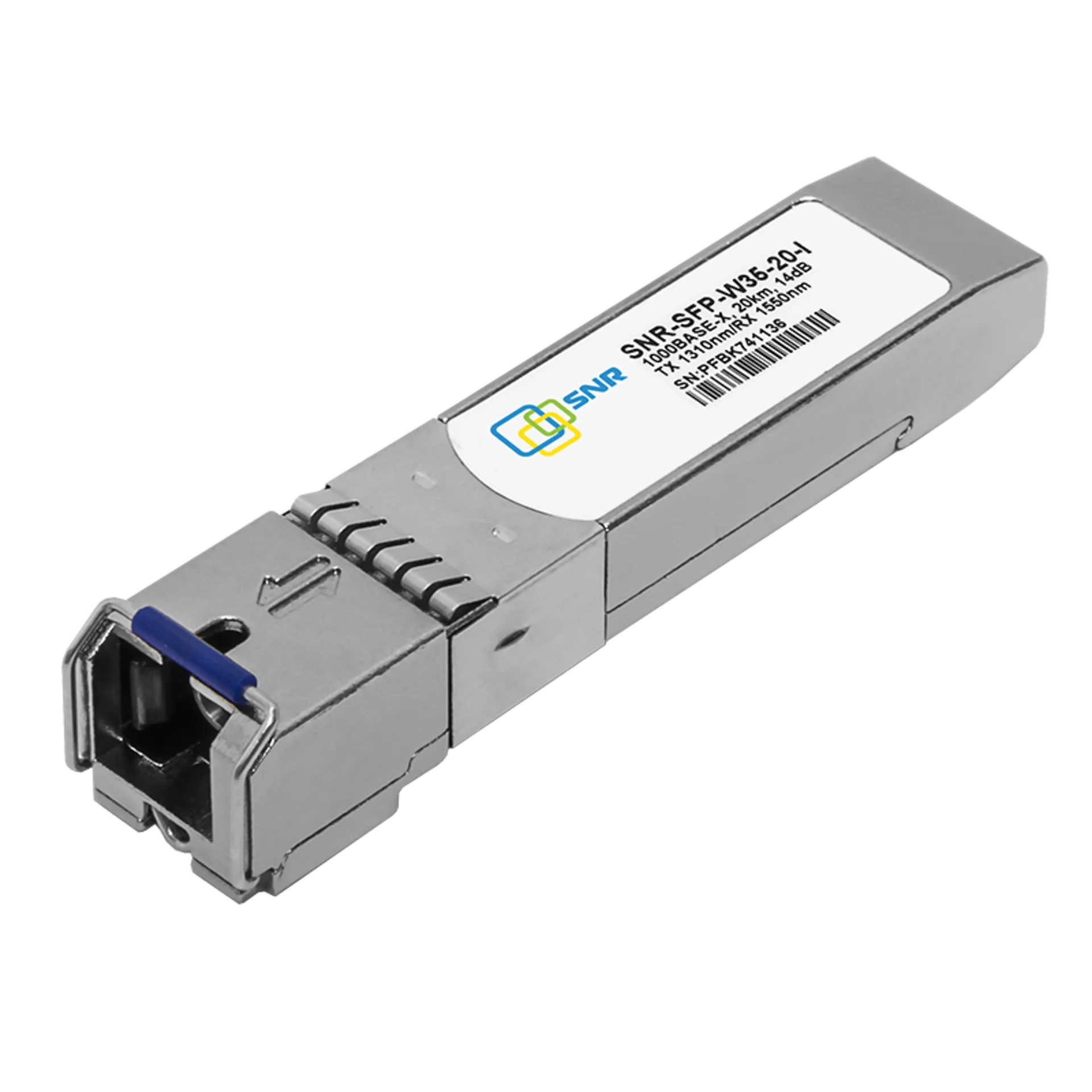 Модуль SFP оптический, дальность до 20 км (14dB), 1310нм, индустриальный