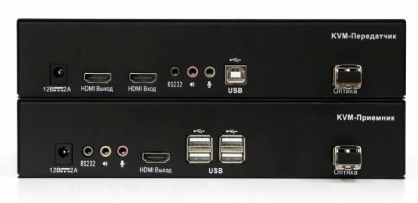 Одномониторный KVM-удлинитель Evetron LHF 1U2AR-SK