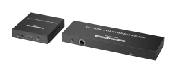 Удлинитель-переключатель HDMI KVM Lenkeng LKV441EX 4×1 по витой паре cat6, 4K, до 70 м