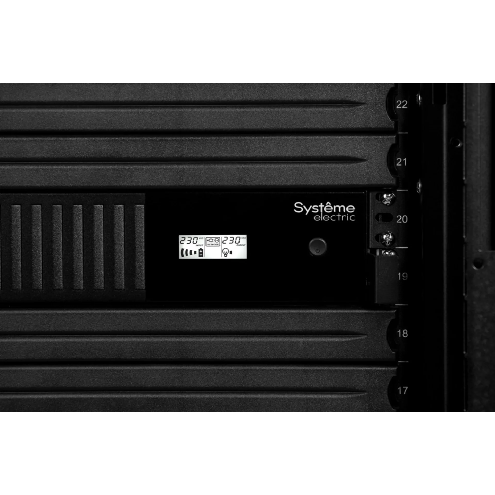 Источник бесперебойного питания Smart-Save SMT Systeme Electric 1000 ВА, монтаж в стойку 2U, 230 В, 6 розеток IEC C13, SmartSlot, AVR, LCD, USB HID