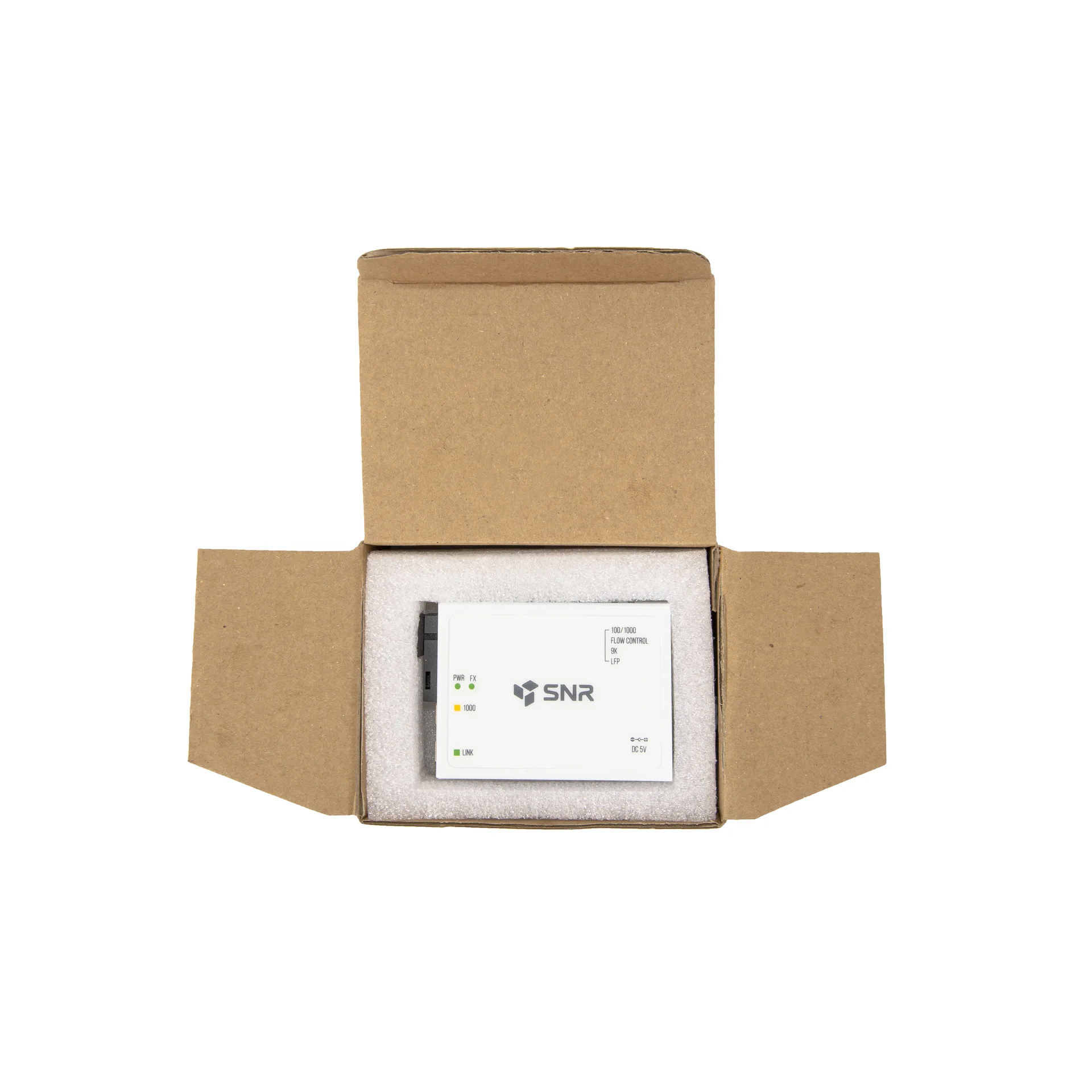 Медиаконвертер SNR-CVT-1000SFP-mini 10/100/1000-Base-T / 100/1000Base-FX с SFP-портом