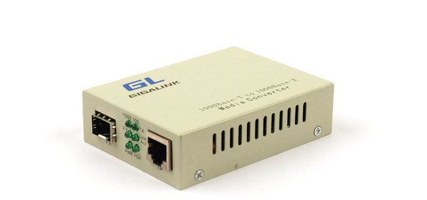 Медиаконвертер GL-MC-UTPG-SFPG-F