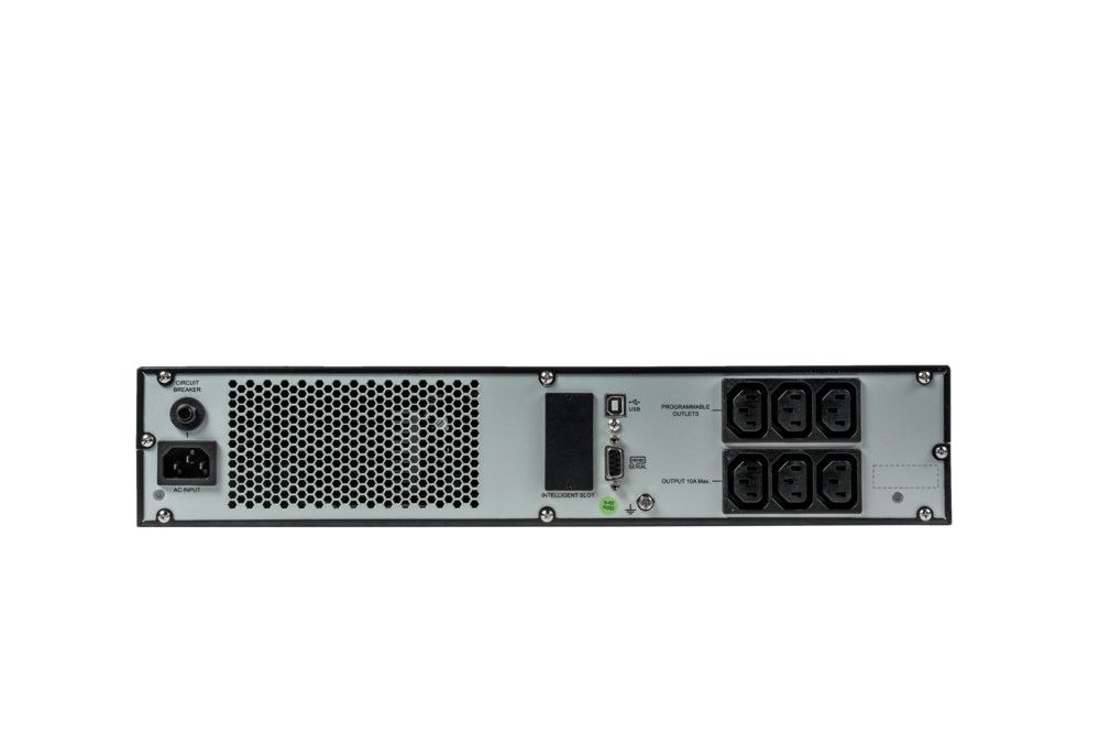 ИБП Systeme Electric Smart-Save Online SRV, 1000VA/900W, On-Line, Rack 2U(Tower convertible), LCD, Out: 6xC13, SNMP Intelligent Slot, USB, RS-232