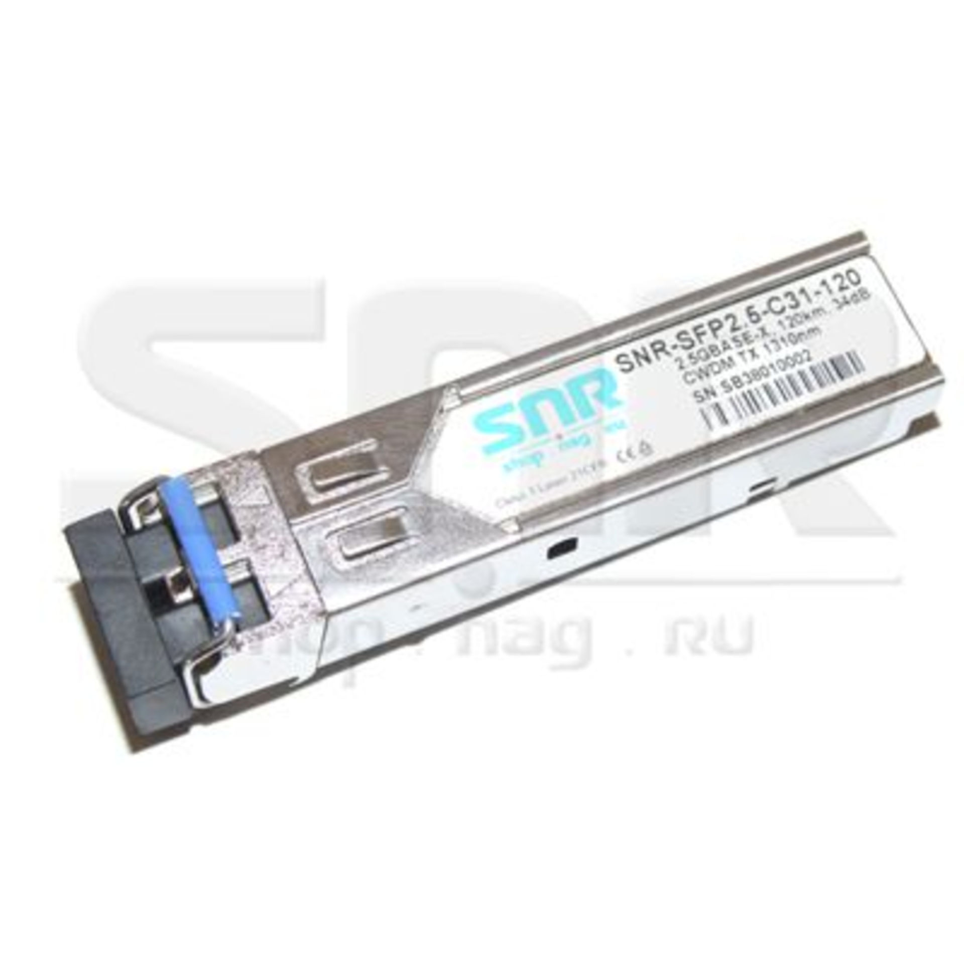 Модуль SFP 2.5G CWDM оптический, дальность до 80км (28dB), 1530нм