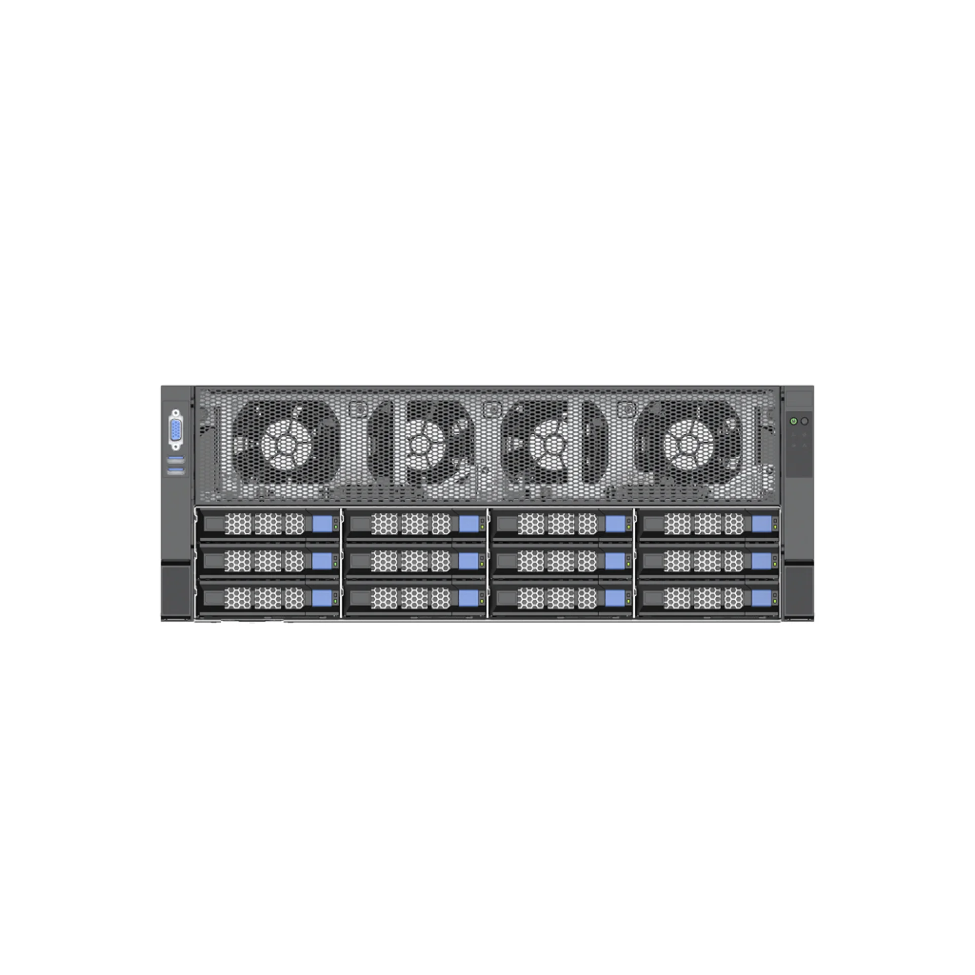 Серверная платформа SNR-SR4610LSG, 4U, Xeon 6, DDR5, 12xHDD, 10GPU, резервируемый БП