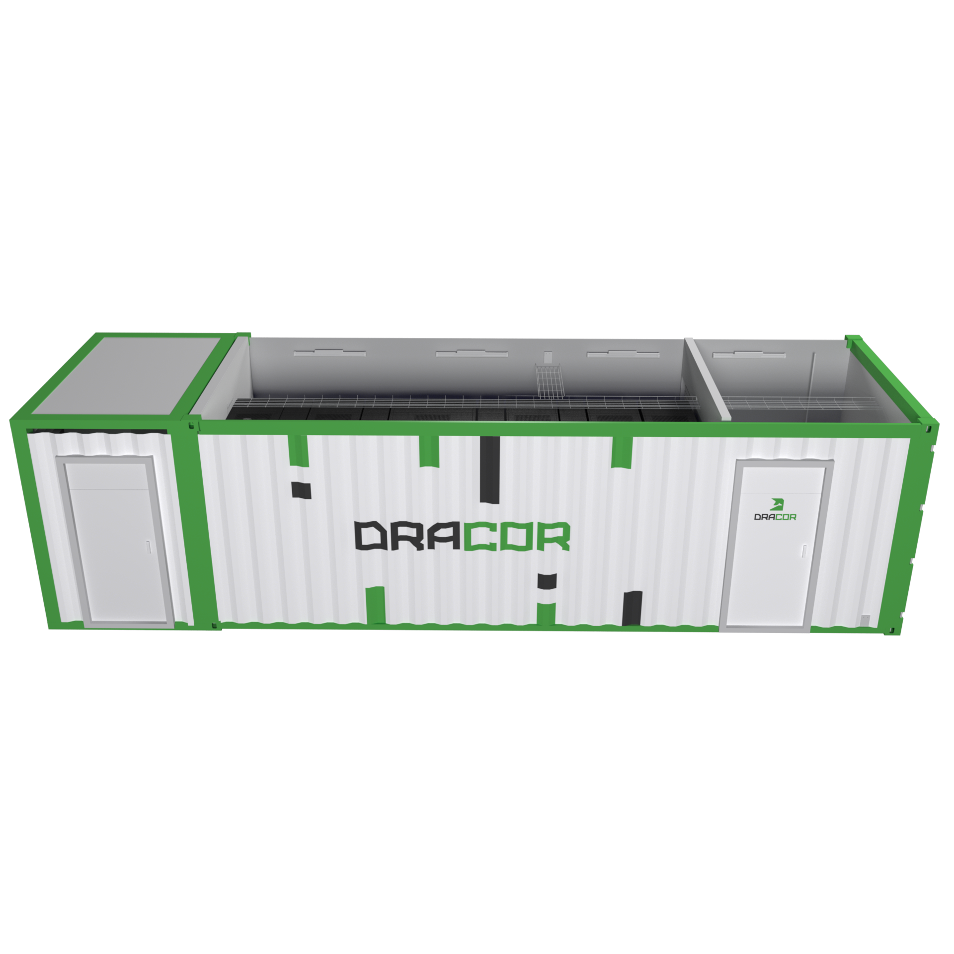 Контейнерный ЦОД DataBox, мощность ИТ-нагрузки до 21кВт, 6x42U