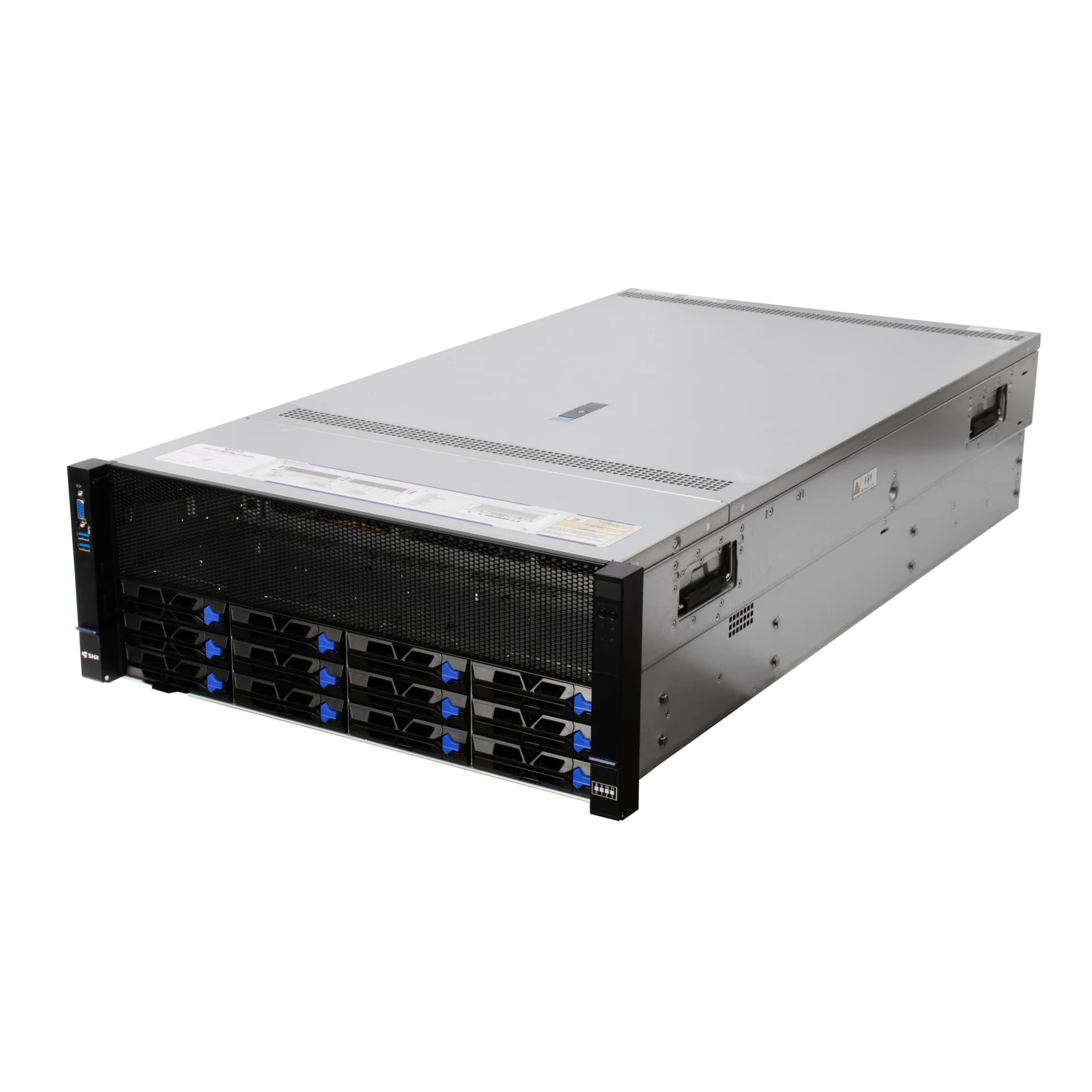 Серверная платформа SNR-SR4410LEG, 4U, AMD EPYC Gen4,5, DDR5, 12xHDD, 10GPU, резервируемый БП
