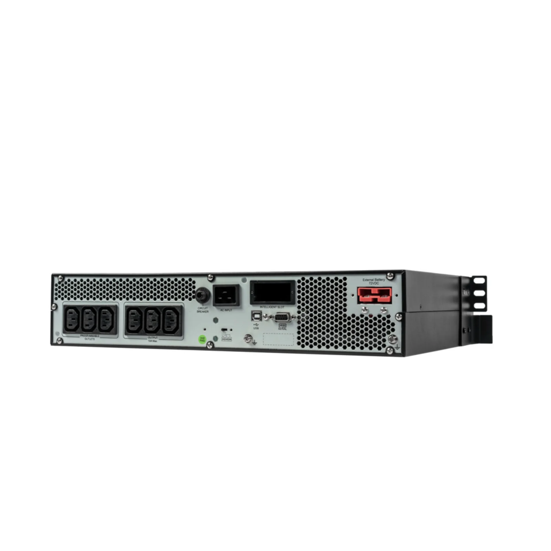 Источник бесперебойного питания Systeme Electric Smart-Save Online SRV 2000 ВА, конвертируемый форм-фактор 4U, 230 В, 6 розеток IEC C13, SmartSlot