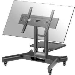 Мобильная стойка для ТВ ONKRON 32"-70", макс 40.5 кг, наклонная, чёрная TS1350