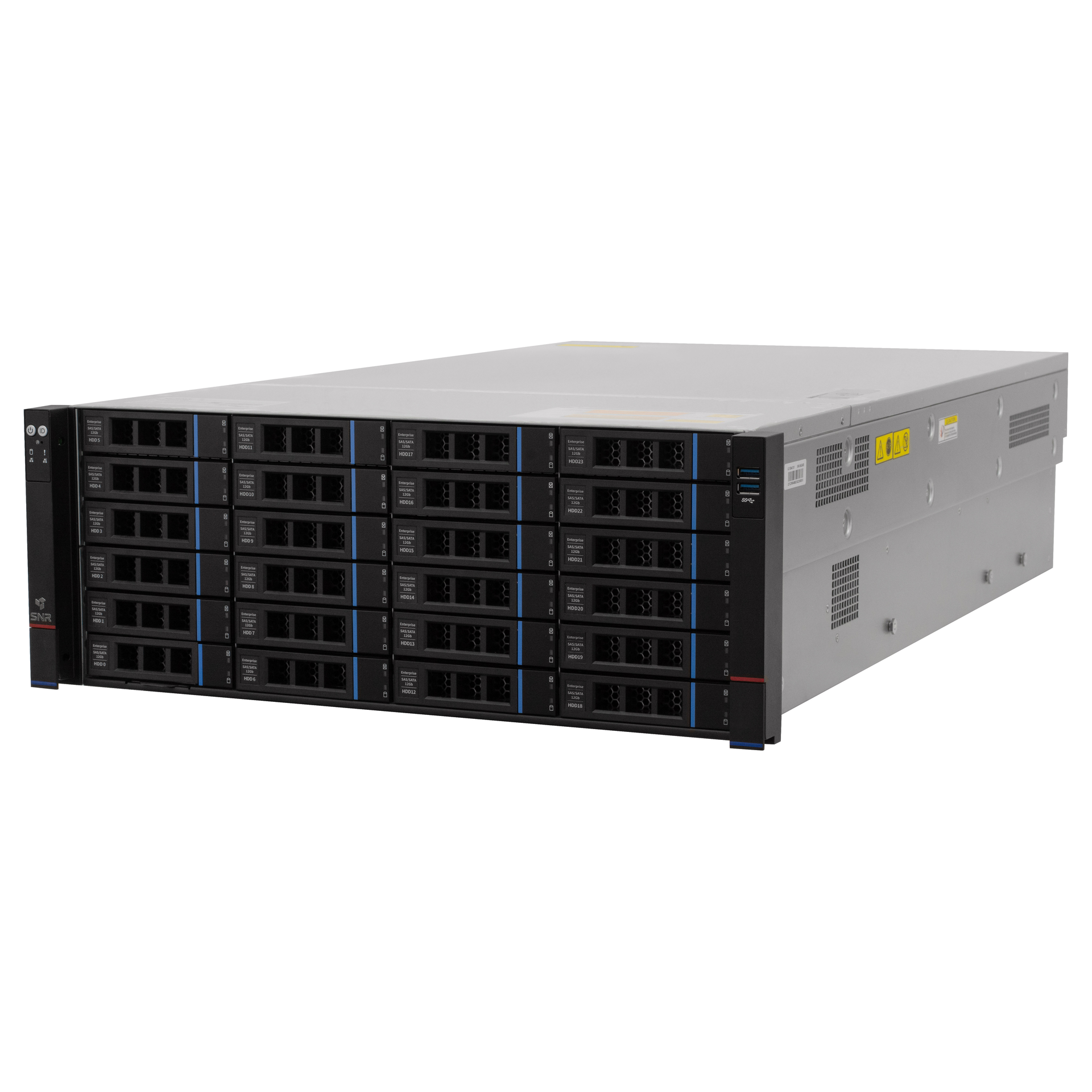 Серверная платформа SNR-SR4224RS, 4U, Scalable, DDR4, 24xHDD, резервируемый БП