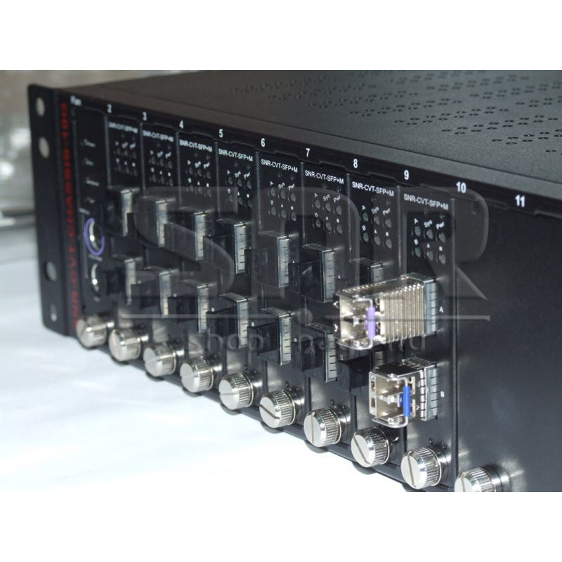 Шасси медиаконвертерное для установки 16-ти 10G карт 2U/19" 