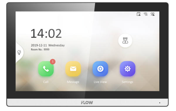 IP видеодомофон iFLOW F-VI-3445IPE1 7“