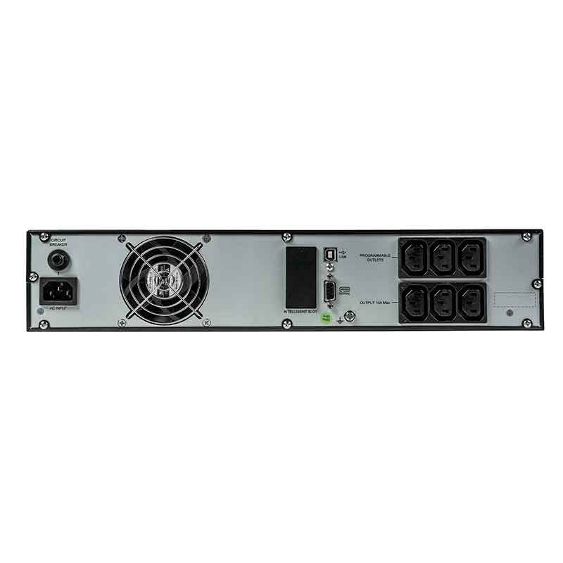ИБП Systeme Electric Smart-Save Online SRV, 2000VA/1800W, On-Line, Rack 2U(Tower convertible), LCD, Out: 6xC13, SNMP Intelligent Slot, USB, RS-232