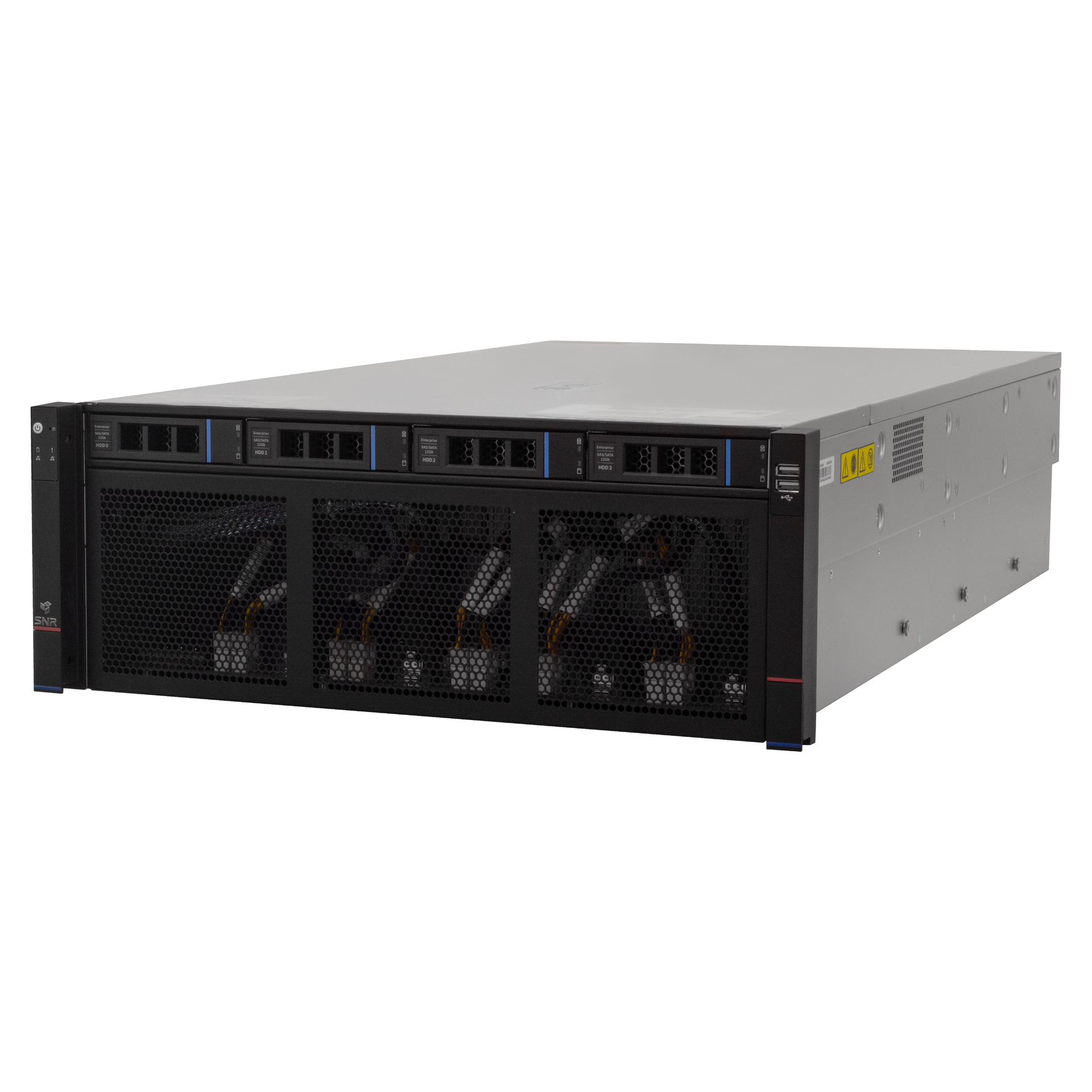 Серверная платформа SNR-SR4210GPU, 4U, Scalable, DDR4, 4xHDD, 10xGPU резервируемый БП