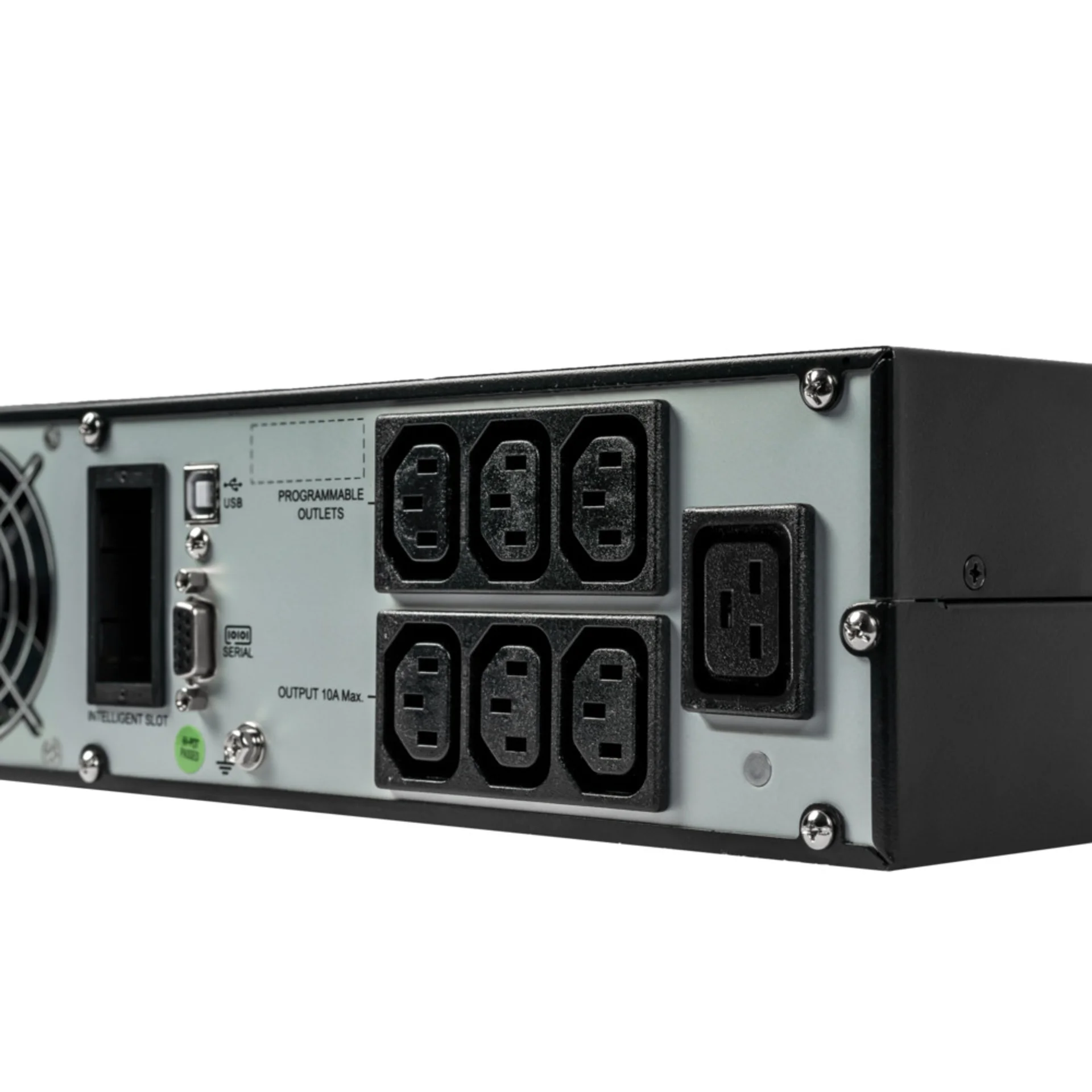 Источник бесперебойного питания Smart-Save Online SRV Systeme Electric 1000 ВА, конвертируемый форм-фактор 4U, 230 В, 6 розеток IEC C13, SmartSlot