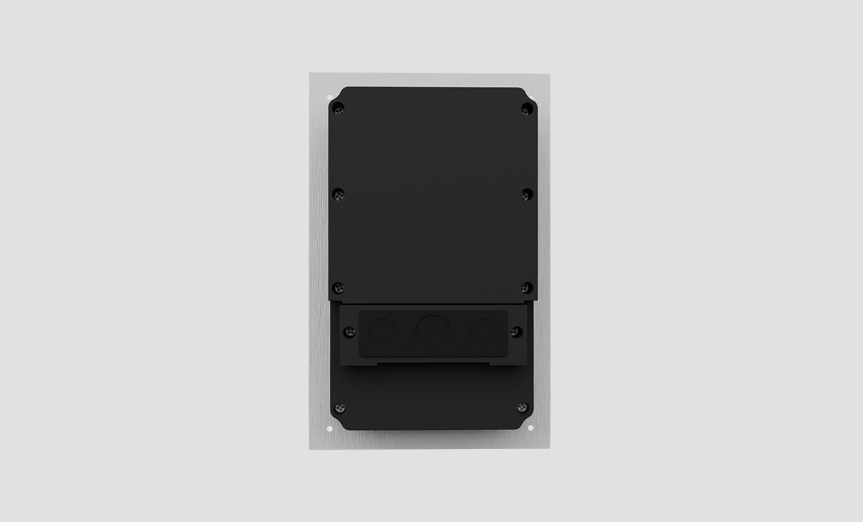 IP вызывная панель BAS-IP AV-08FB SILVER / BLACK