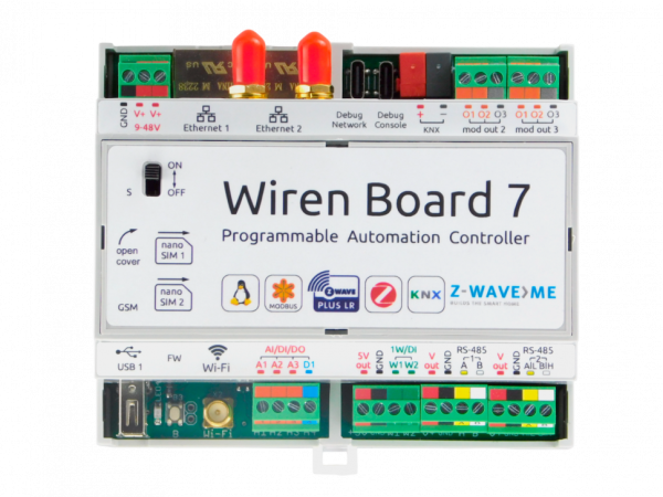 Контроллер для автоматизации Wiren Board 7