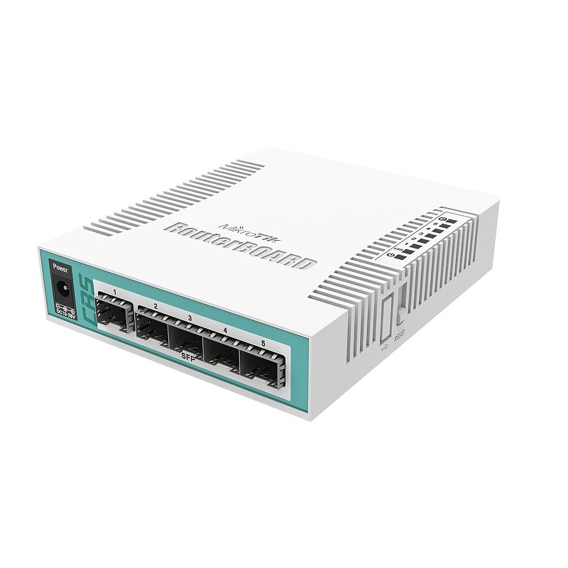 Коммутатор Mikrotik Cloud Router Switch CRS106-1C-5S (RouterOS L5)