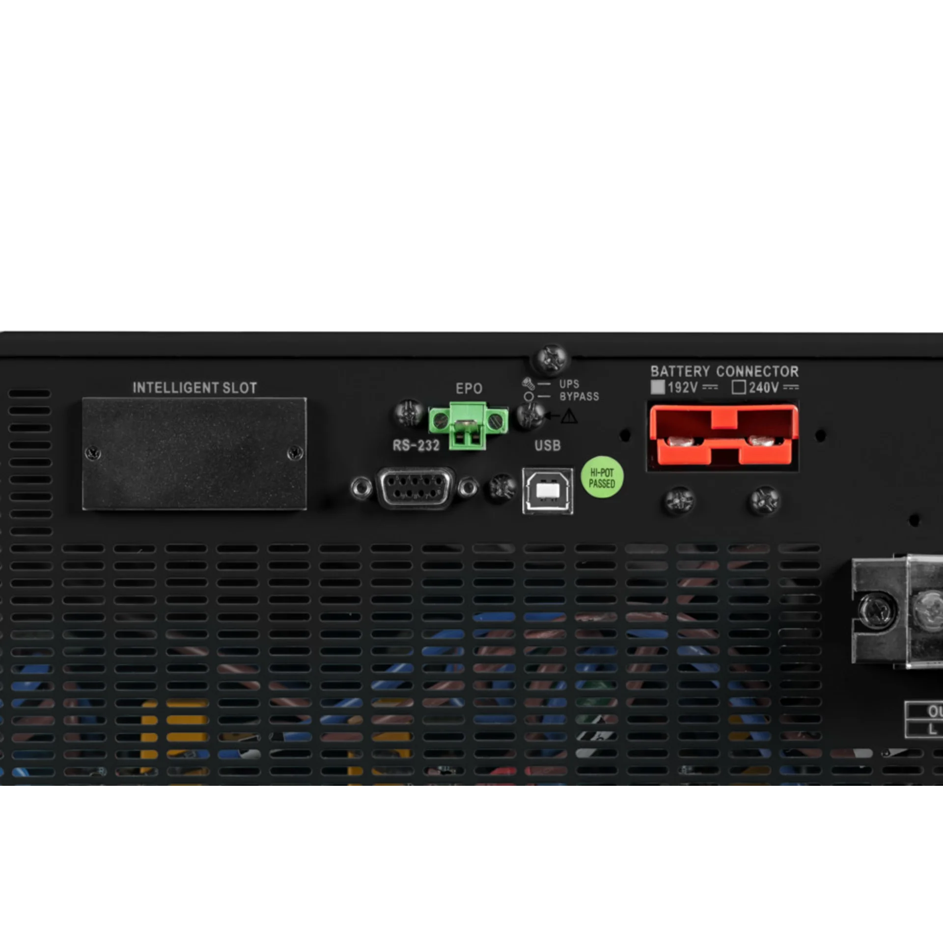 Smart-Save Online SRV Systeme Electric 10000 ВА, монтаж в стойку 5U, 230 В, 1:1, клеммный вход/выход, SmartSlot, LCD, USB, версия с возможностью увели