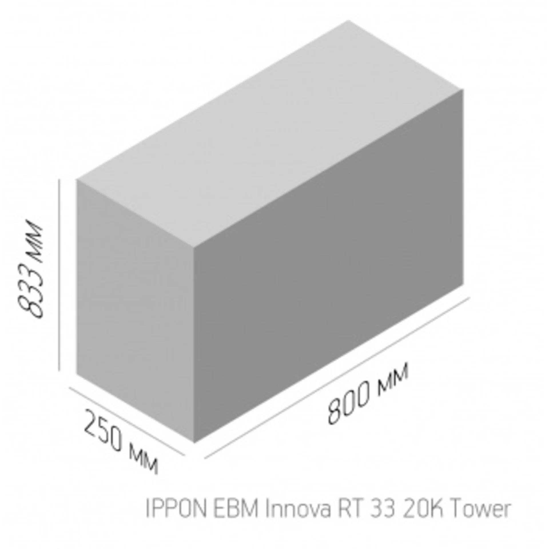 Источник бесперебойного питания Ippon Innova RT 33 20K Tower 20000Вт 20000ВА черный