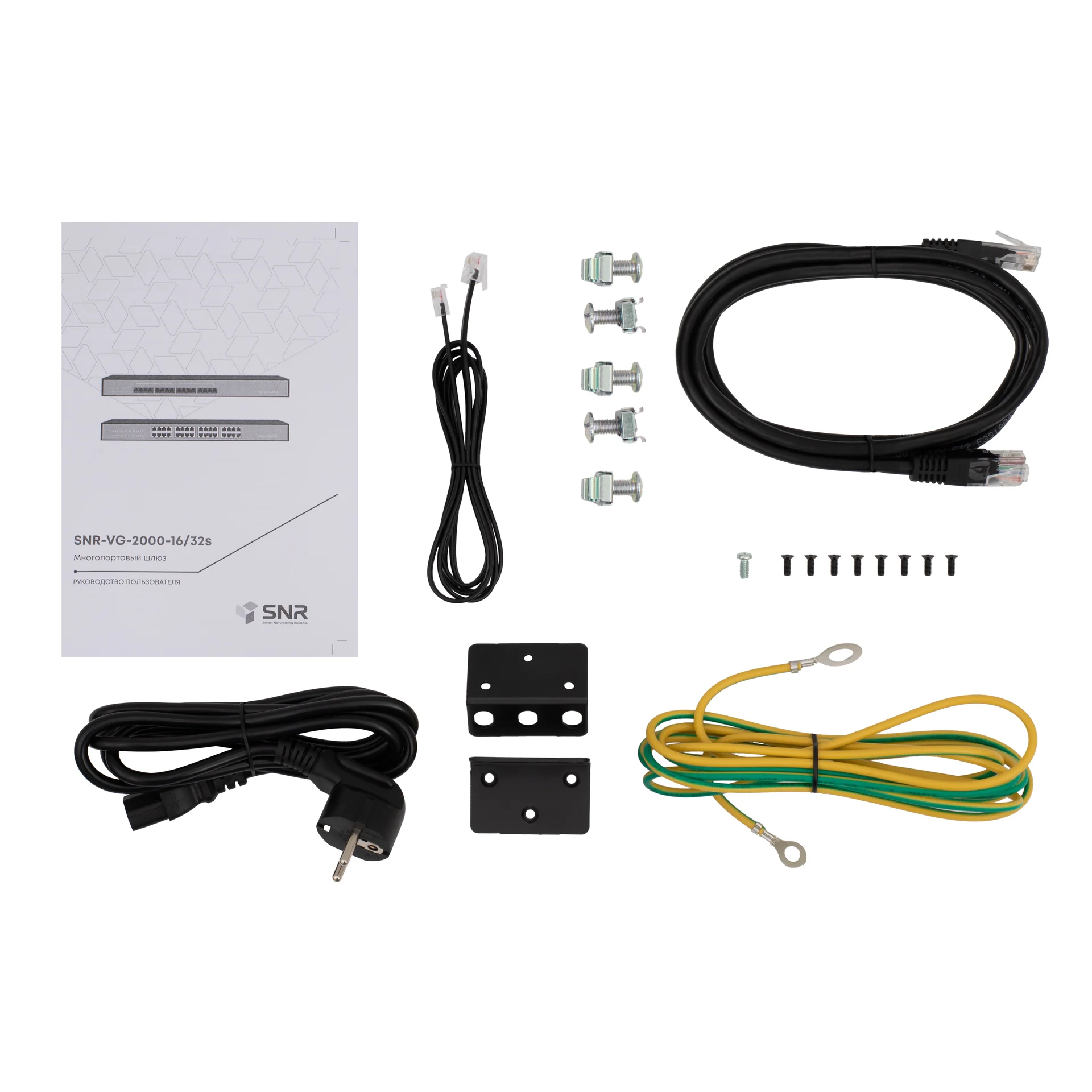 Шлюз VoIP SNR, 16 FXS, 4 RJ45, 16 SIP аккаунтов