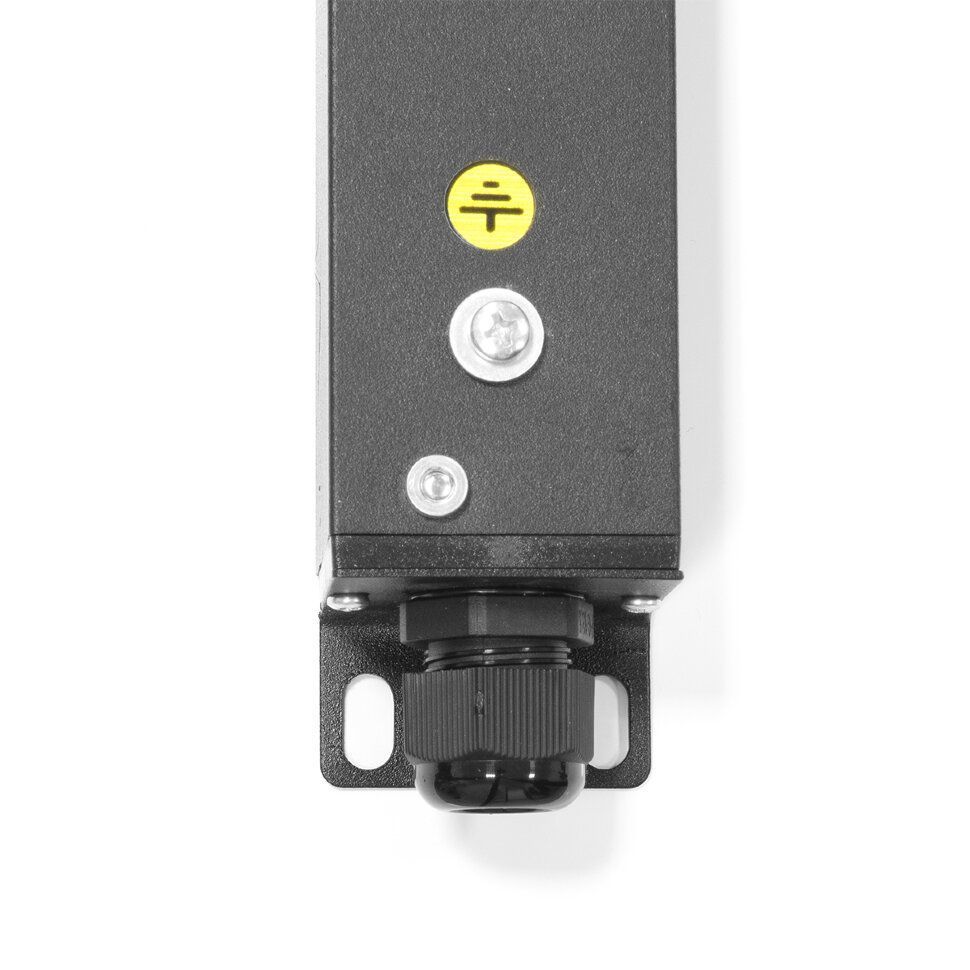 Блок розеток HIDEN EXPERT H1R-8A2B-32-T однофазный горизонтальный, 19", 8 розеток C13, 2 розетки C19