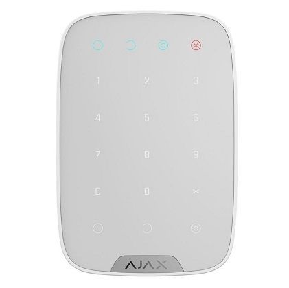 Ajax KeyPad - беспроводная сенсорная клавиатура управления системой безопасности