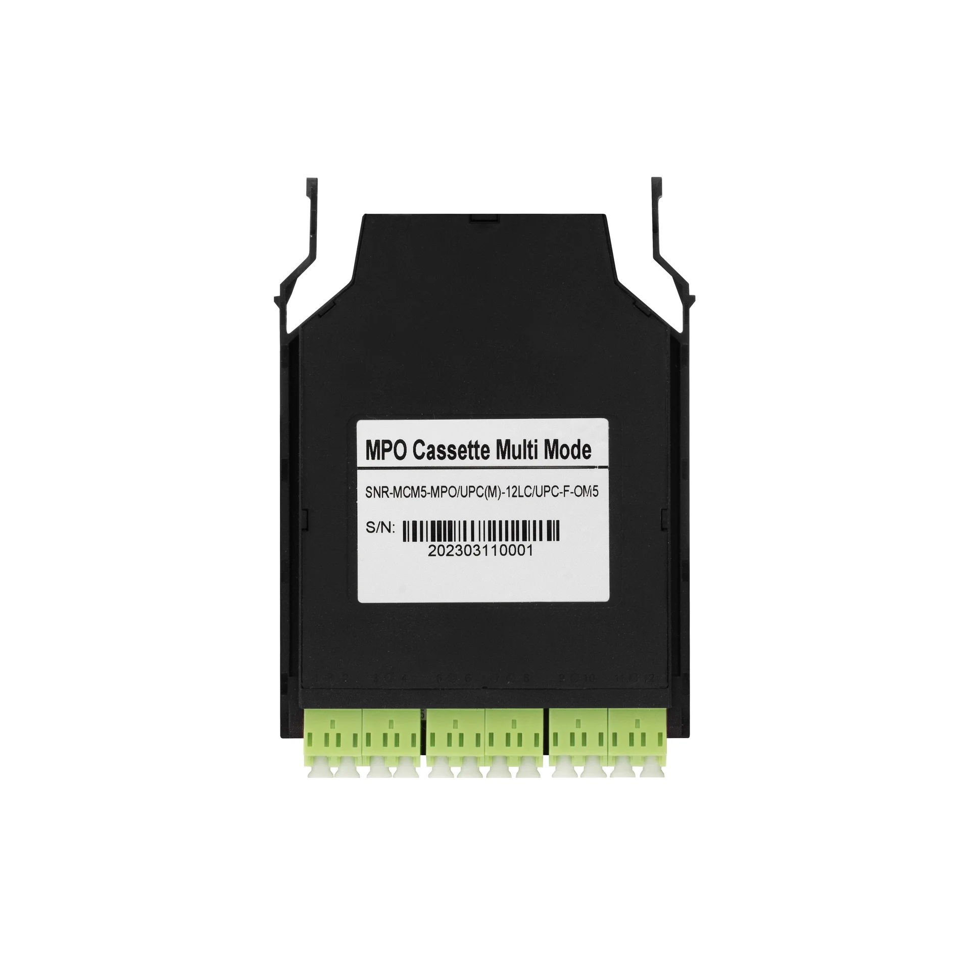 Кассета распределительная MPO/UPC на 12LC/UPC портов MM (OM5) для SNR-CMP-144P-FL