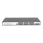 Управляемый PoE коммутатор уровня 3 BDCOM S2900-24P4Xv1, 24x 10/100/1000Base-T, PoE 802.3af/at до 370W, 4x 1/10GE SFP+, 220V AC