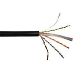 Кабель LANMASTER LAN-6EUTP-OUT U/UTP, 4 пары, кат. 6, с перегородкой,  550Mhz, PE, для внешней прокладки, 305 м