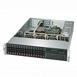 Платформа Supermicro 2U AS-2113S-WTRT, Один процессор AMD Epyc 7002, DDR4, 16x2,5" HDD SATA, 2x10GBase-T