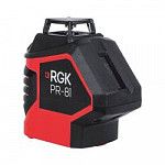 Комплект: лазерный уровень RGK PR-81 + штатив RGK LET-170 приемник RGK LD-9 рейка RGK LR-2