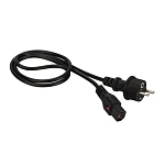 Шнур питания Lanmaster LAN-PP13L/SH-2.0-BK C13-Schuko проводник.:3x0.75мм2 2м 220В 10А черный